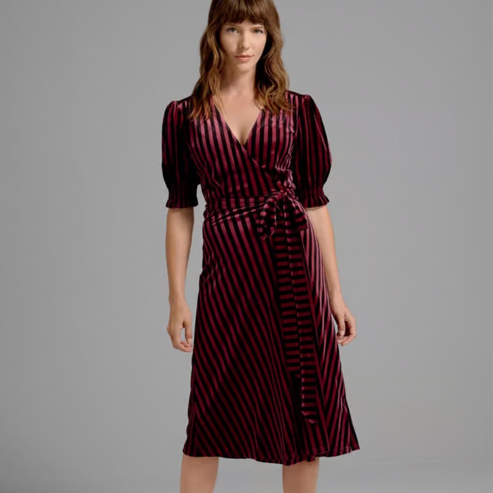 A Victorian Drama Wrap Dress